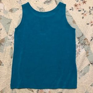 NWT Chico’s Cozumel Blue Top